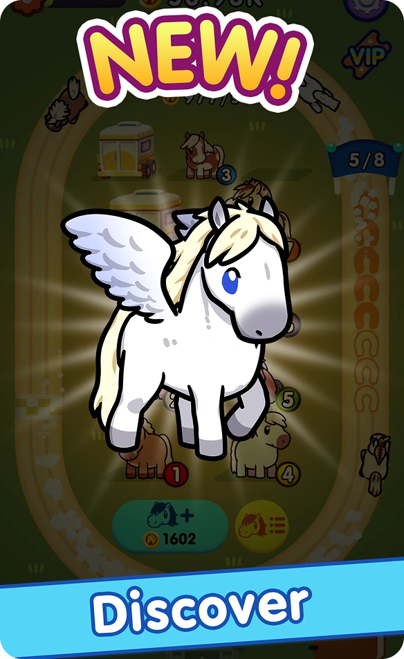 découverte d’un nouveau cheval rare dans Idle Horse Racing